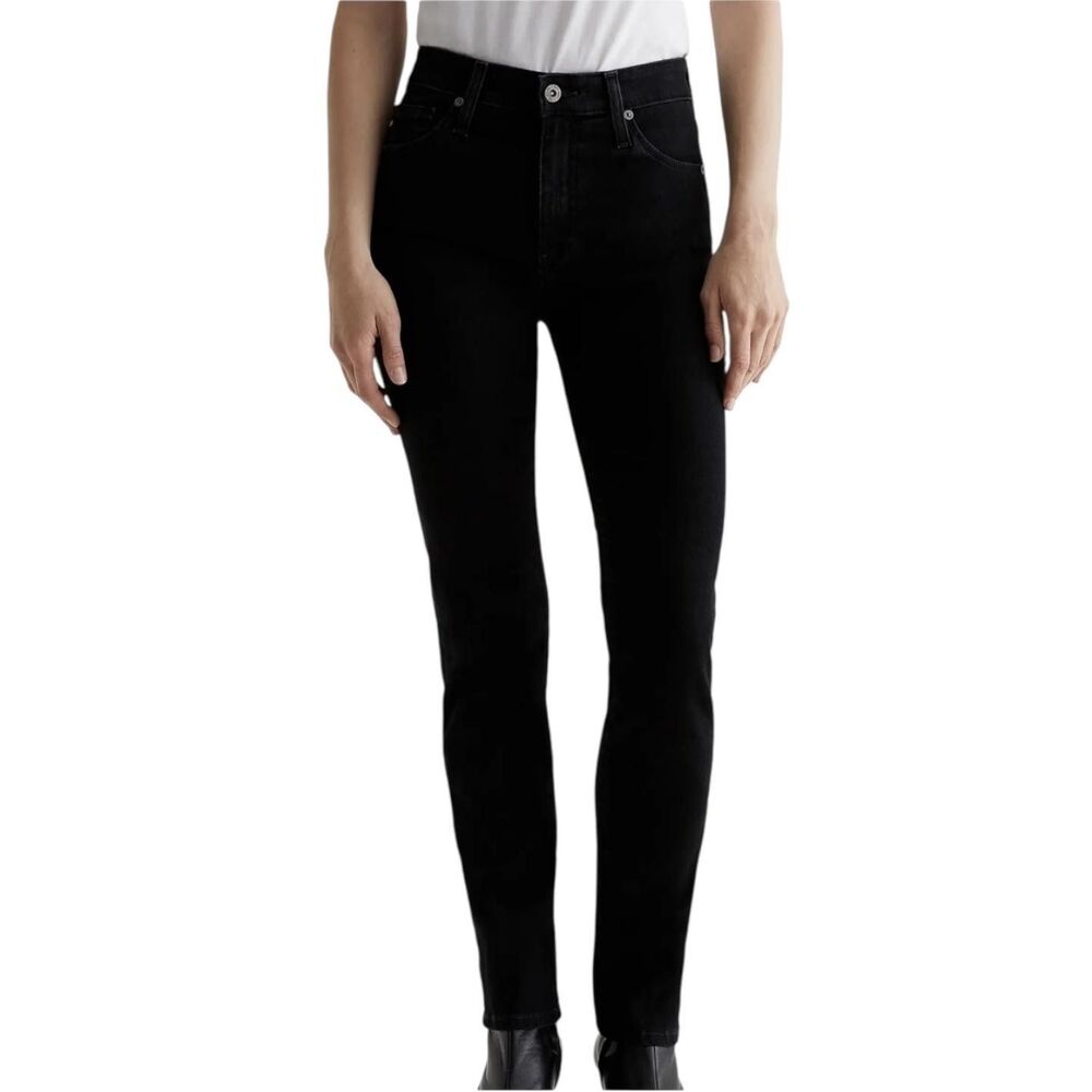 Rude Jeans Womens 28 Black Skinny Stretch Denim Mid Rise Classic Fit Pants